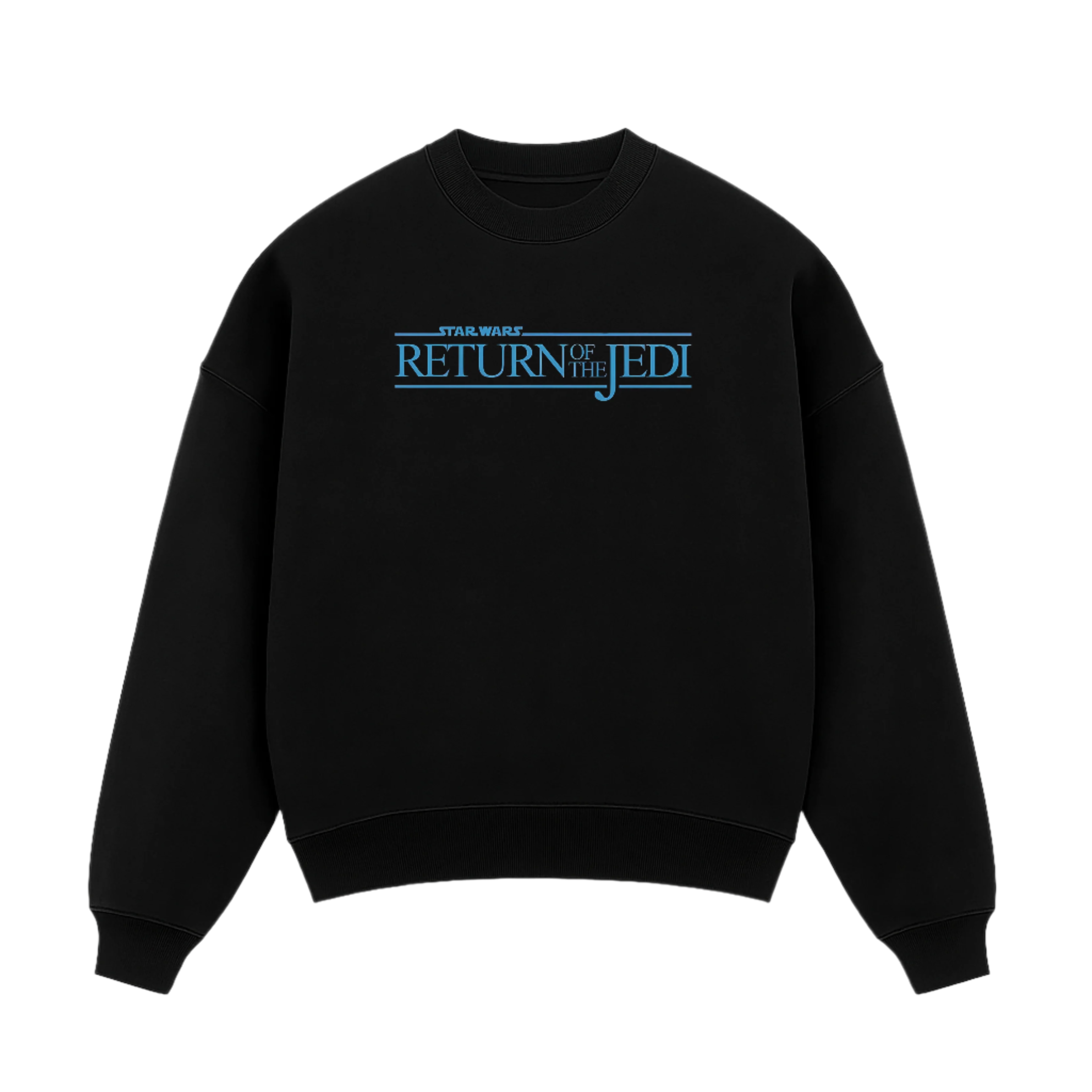 Stars Blue Oversized Sweater