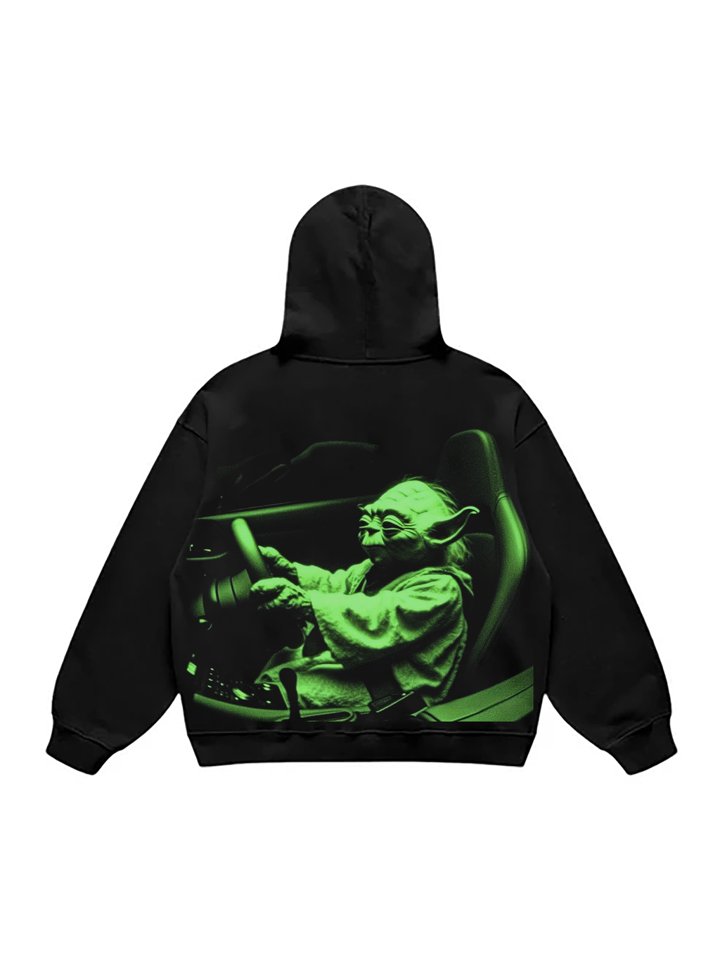 Yoda Geeked Oversized Hoodie