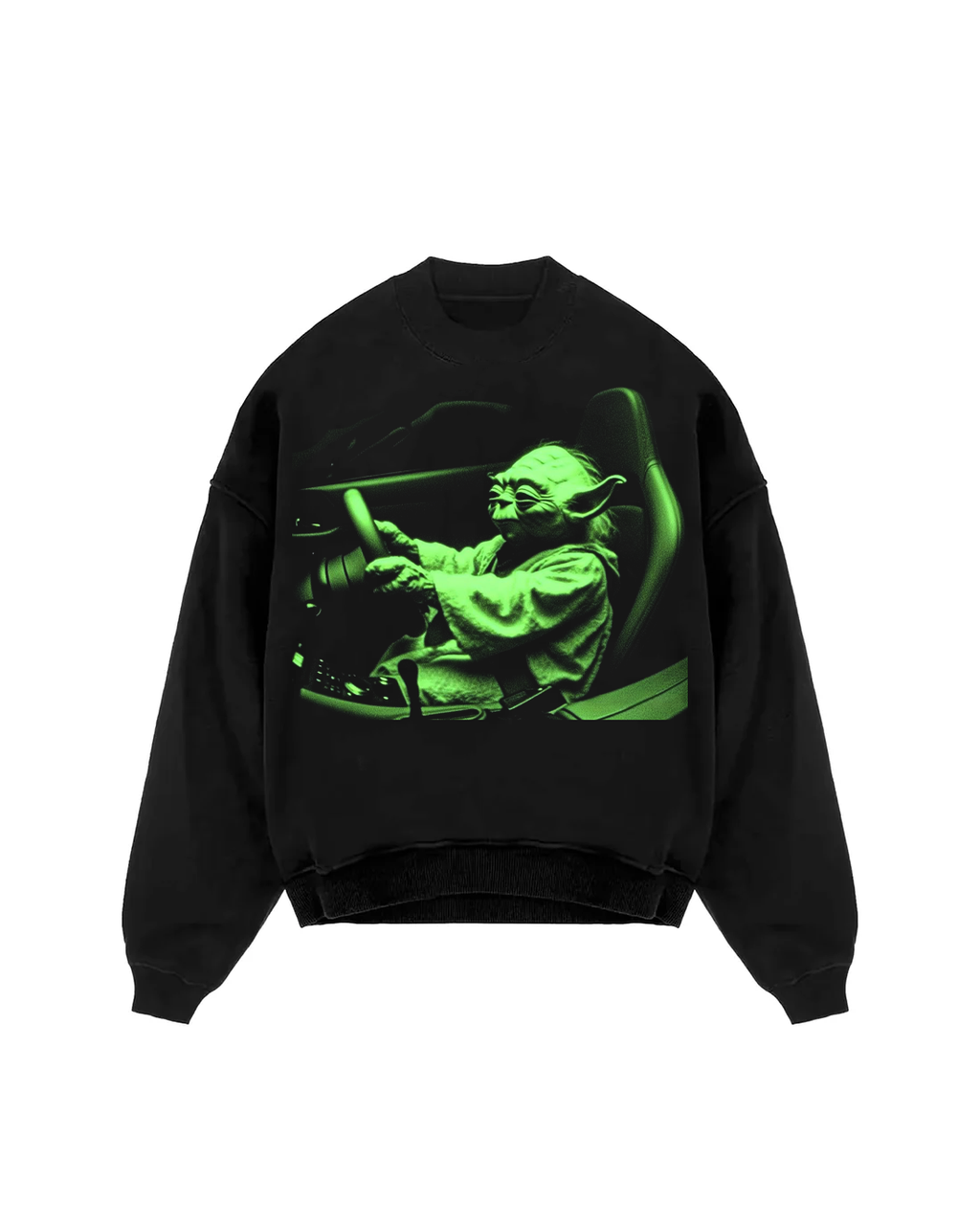 Yoda Geeked Oversized Sweatshirt